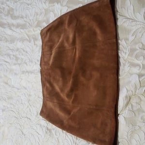 Old Navy Suede Leather skirt